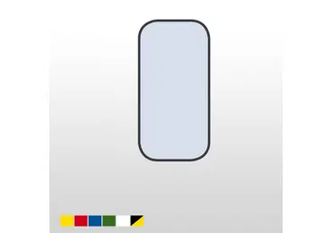 Selbstklebende Palettenplatzmarkierung WT-5110 | 5210 | 5610 | 7110, Form "Rechteck"